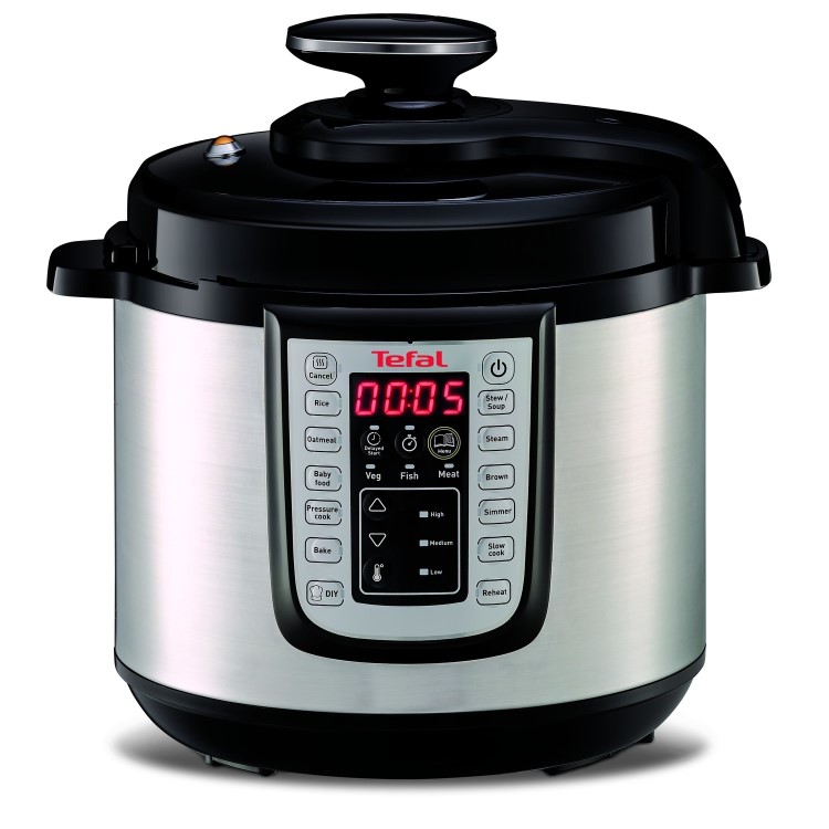Tefal CY505E40 All-In-One Electric Pressure Cooker - Stainless Steel