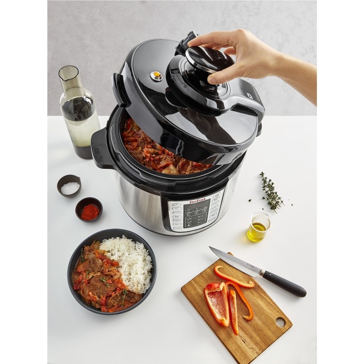 Tefal CY505E40 All-In-One Electric Pressure Cooker - Stainless Steel