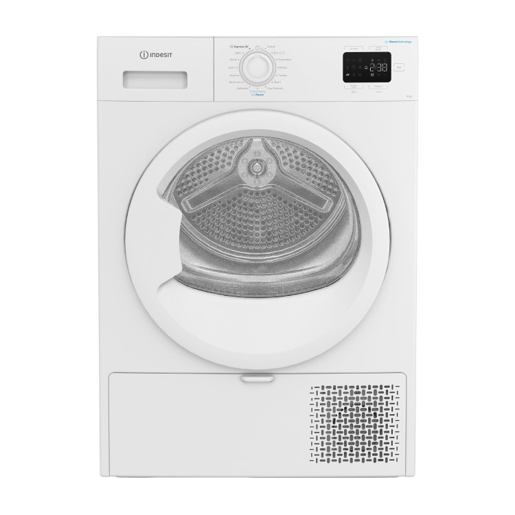 Indesit 9kg Heat Pump Dryer - White