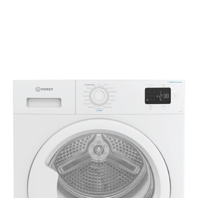 Indesit 9kg Heat Pump Dryer - White