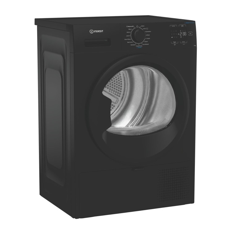 Indesit 8kg Heat Pump Tumble Dryer - Black