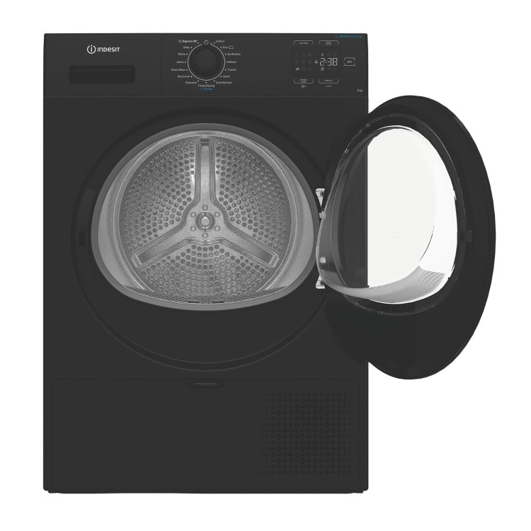 Indesit 8kg Heat Pump Tumble Dryer - Black