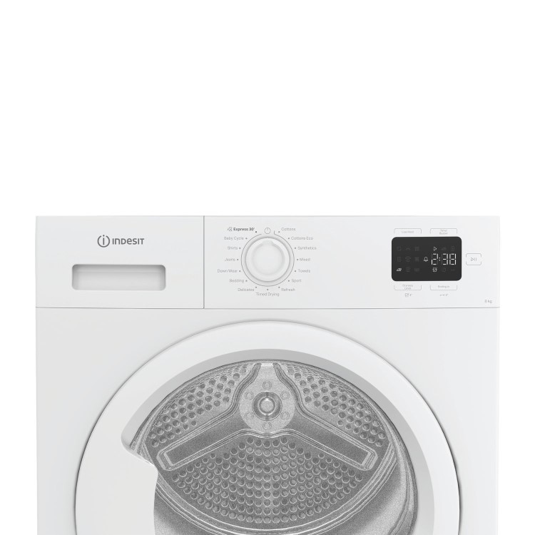 Indesit 8kg Heat Pump Dryer - White