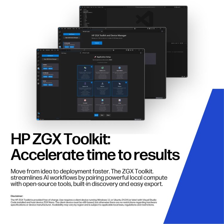 HP ZGX Nano G1n AI NVIDIA GB10 128GB RAM 1TB SSD No OS Mini Workstation PC