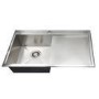 Taylor & Moore Single Bowl Right Hand Drainer Stainless Steel Kitchen Sink