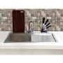 Taylor & Moore Single Bowl Right Hand Drainer Stainless Steel Kitchen Sink