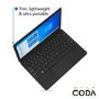 CODA 1.1 Intel Celeron N3350 4GB 64GB eMMC 11.6 Inch FHD Windows 10 S Laptop Includes 1 Year Office 365
