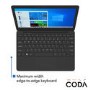 CODA 1.1 Intel Celeron N3350 4GB 64GB eMMC 11.6 Inch FHD Windows 10 S Laptop Includes 1 Year Office 365