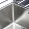 Taylor &amp; Moore Como Single Bowl Reversible Drainer Stainless Steel Sink