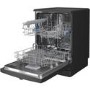 Indesit Fast&Clean Freestanding Dishwasher - Push&Go Black