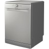 Indesit Fast&amp;Clean 14 Place Settings Freestanding Dishwasher - Silver