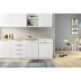 Indesit Fast&Clean Freestanding Dishwasher - Push&Go White