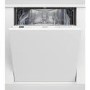 Indesit Push&Go Integrated Dishwasher - White control panel
