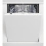 Indesit Push&Go Integrated Dishwasher - White control panel