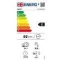 Indesit Push&Go Integrated Dishwasher - White control panel