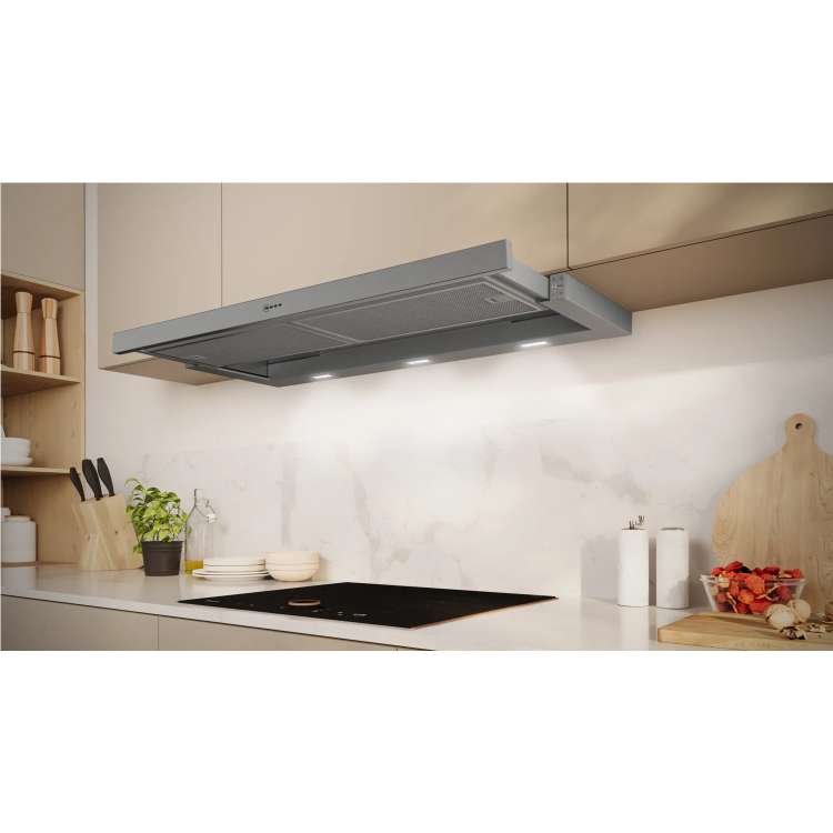 Neff N50 Telescopic 90cm Canopy Cooker Hood - Silver
