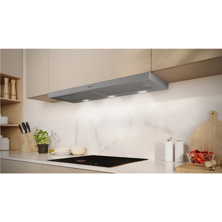 Neff N50 Telescopic 90cm Canopy Cooker Hood - Silver