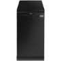 Smeg D4B-1 45cm Slimline Freestanding 10 place Dishwasher Black