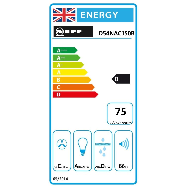 Neff N70 52cm Canopy Cooker Hood - Black