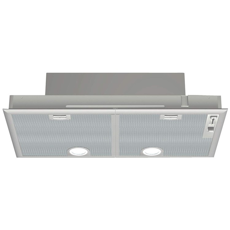 Neff D5855X0GB 73cm Wide Canopy Cooker Hood Silver Metallic