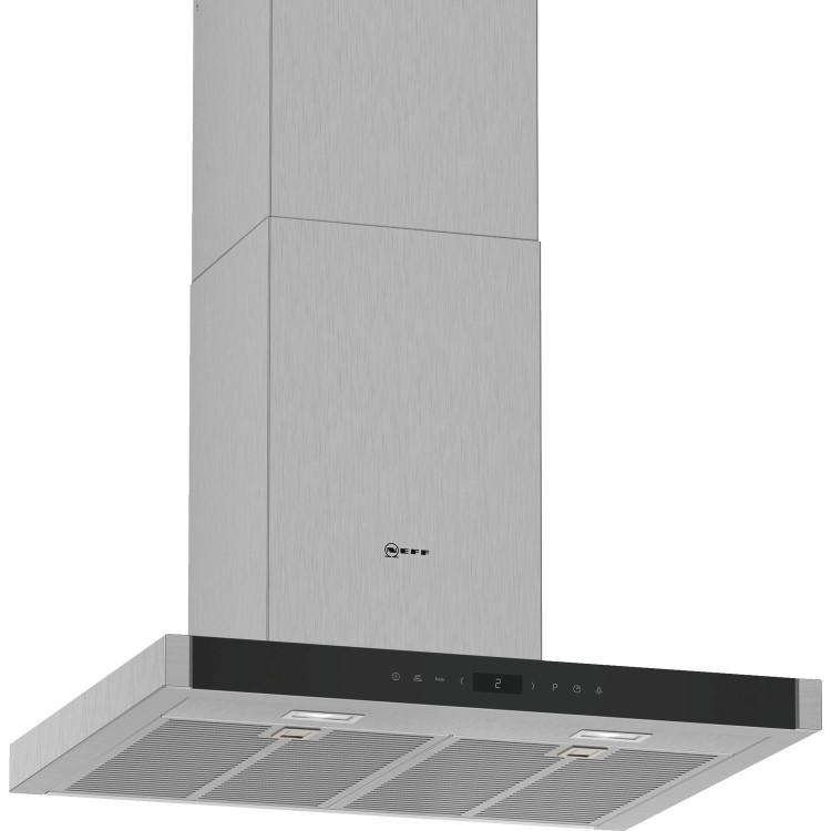 Refurbished Neff N70 Touch Control D65BMP5N0B 60cm Cooker Hood Stainless Steel