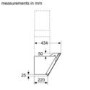 Refurbished Neff N30 D65IEE1S0B 60cm Angled Cooker Hood Black