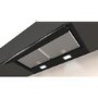 Refurbished Neff N70 D65XAM2S0B 60cm Integrated Cooker Hood with Fold-out Glass Deflector Black