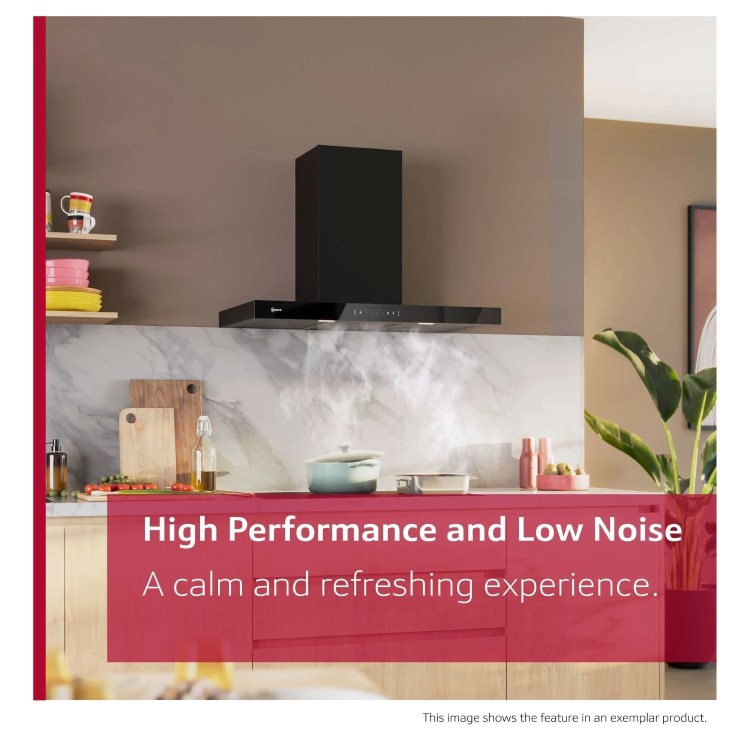 Neff N70 Series 60cm Chimney Cooker Hood - Matt Black