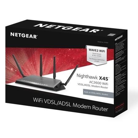 Netgear Nighthawk X4S AC2600 WiFi VDSL/ADSL Modem Router
