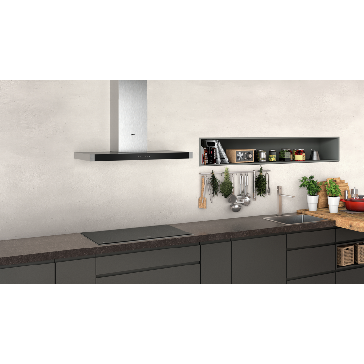 Neff N50 90cm Slimline Cooker Hood - Stainless Steel