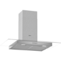 Neff D94GBC0N0B 90cm Chimney Cooker Hood With Flat Glass Canopy - Stainless Steel