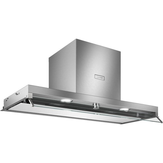 Neff D94XAF8N0B N70 Rotary Control 90cm Integrated Canopy Hood With Glass Visor - Stainless Steel &