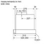 Refurbished Neff D94XAF8N0B 90cm Canopy Cooker Hood