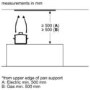 Refurbished Neff D94XAF8N0B 90cm Canopy Cooker Hood