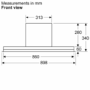 Neff N50 Series 90cm Canopy Cooker Hood  - Matt Black