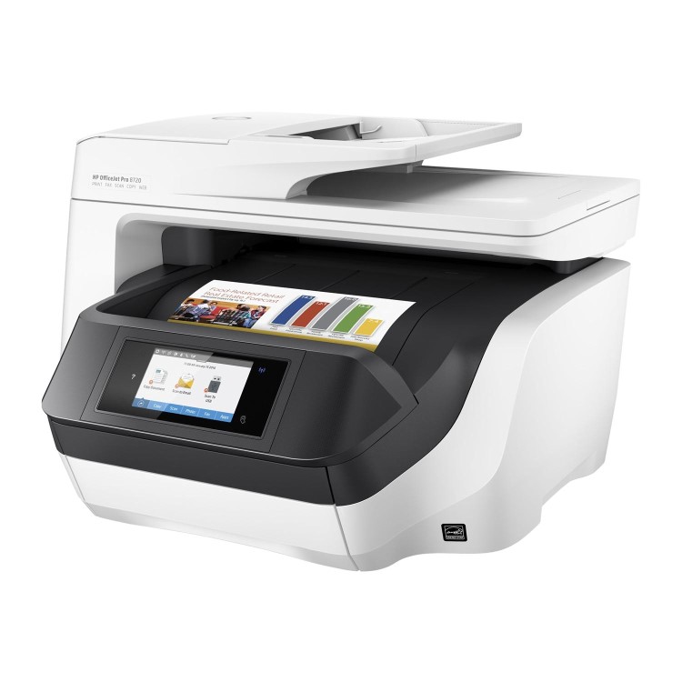 Refurbished HP OfficeJet Pro 8720 A4 All In One Wireless Inkjet Colour Printer 