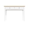 Darley Two Tone Dressing Table in Solid Oak and White