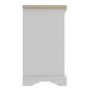 Darley Two Tone Chest of Drawers in Solid Oak and Light Grey