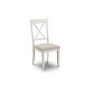 Oak and Ivory Dining Table with 6 Matching Dining Chairs - Davenport