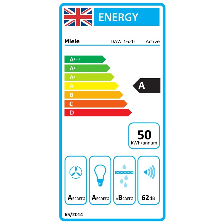 Miele 60cm Chimney Cooker Hood - Stainless Steel