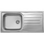 GRADE A2 - Reginox DAYTONA10 1.0 Bowl Reversible Stainless Steel Sink