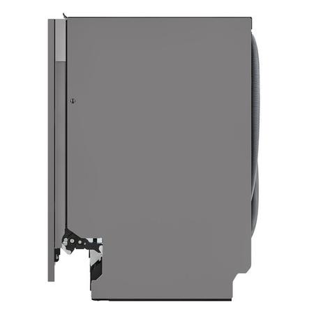 LG TrueSteam Integrated Dishwasher - Smart Wi-Fi, B-Rated, Silver control panel