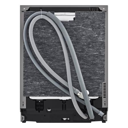 LG TrueSteam Integrated Dishwasher - Smart Wi-Fi, B-Rated, Silver control panel