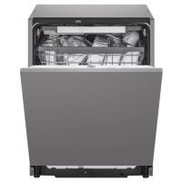 LG TrueSteam Integrated Dishwasher - Smart Wi-Fi, B-Rated, Silver control panel LG TrueSteam Integrated Dishwasher - Smart Wi-Fi, B-Rated, Silver control panel