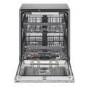 LG TrueSteam Integrated Dishwasher - Smart Wi-Fi, B-Rated, Silver control panel