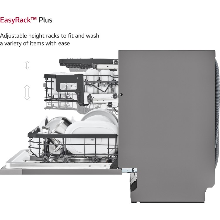 LG TrueSteam Fully Integrated Dishwasher