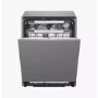 LG TrueSteam Integrated Dishwasher - Smart Wi-Fi, A-Rated, Grey control panel