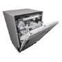 LG TrueSteam Integrated Dishwasher - Smart Wi-Fi, A-Rated, Grey control panel