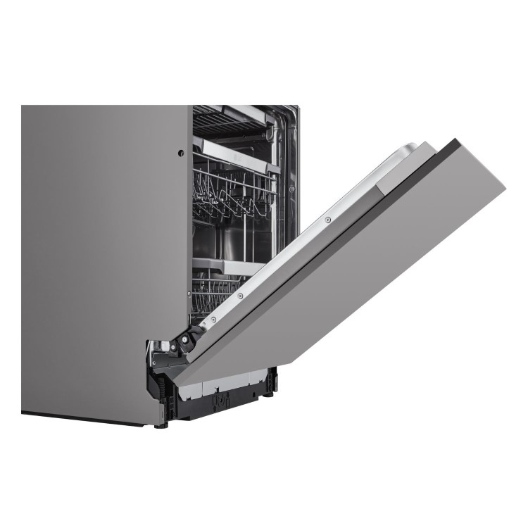 LG TrueSteam Integrated Dishwasher - Smart Wi-Fi, A-Rated, Grey control panel