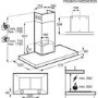 AEG DBB5760HM 70cm Stainless Steel Wall Mounted Box Chimney Hood with Touch Controls